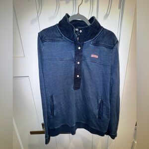 Vineyard Vines Indigo Canvas SuperShep Pullover Sweater (Size L)